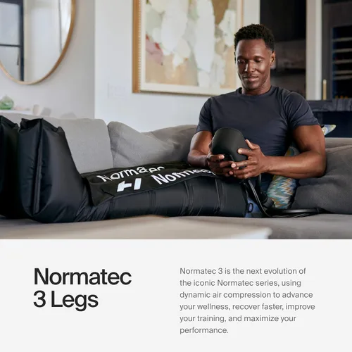 Miniatura 4 de Hyperice Normatec 3 - Sistema de recuperación con tecnología patentada de masaje de compresión dinámica (Normatec 3 piernas de tamaño estándar)