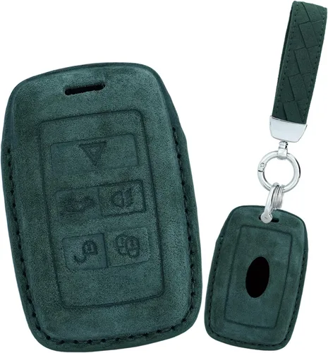 Miniatura 10 de ontto Funda de piel de gamuza suave y duradera para llave de coche, protector completo para Land Rover 2020 en adelante, compatible con Range Rover