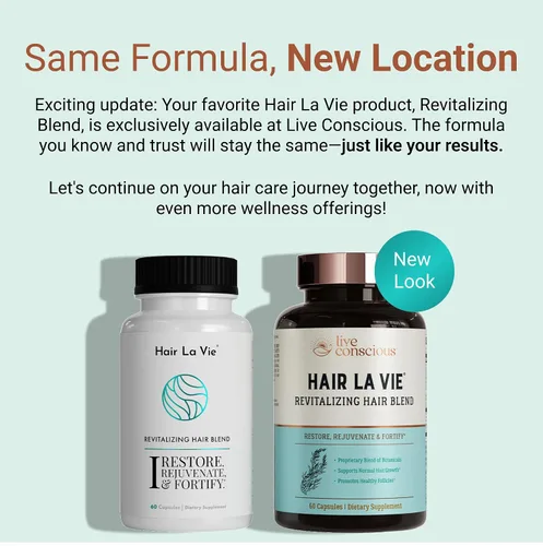 Miniatura 3 de Hair La Vie Live Conscious Revitalizing Blend Vitaminas para el crecimiento del cabello para mujeres para apoyar la salud del cabello, suplementos