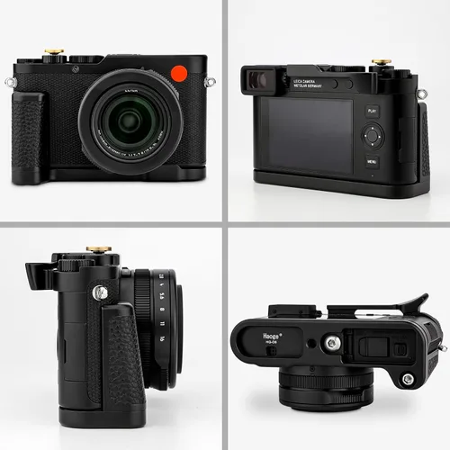 Miniatura 3 de Haoge Mango HG-D8 para Leica D-Lux 8 Cuerpo de cámara Soporte de agarre en forma de L