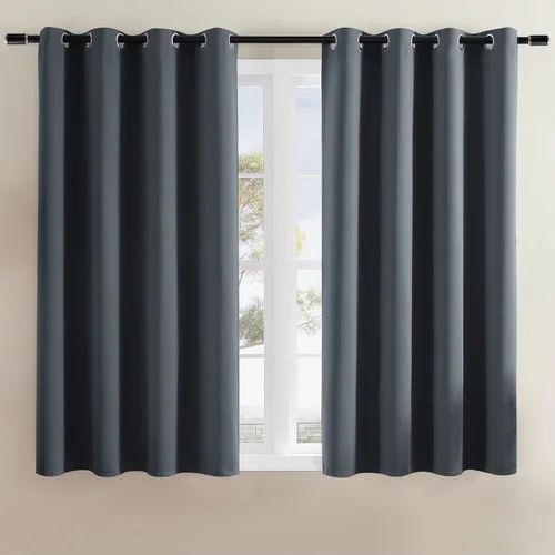 Rutterllow - Cortinas opacas con ojales, 2 paneles