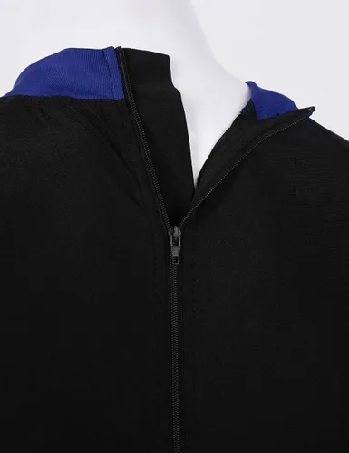 Miniatura 6 de Traje de baño de una pieza de manga corta para hombre con protección solar y cremallera en la parte trasera