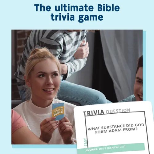 Miniatura 2 de SO YOU THINK YOU KNOW THE BIBLE, Un divertido juego de preguntas para familias, becas y estudio bíblico. Gran regalo cristiano