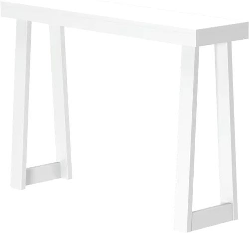 Miniatura 4 de Plank+Beam Mesa consola de madera maciza, 36 pulgadas, mesa de sofá, mesa de entrada estrecha para pasillo, detrás del sofá, sala de estar, Negro