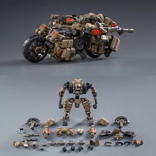 Miniatura 7 de Pipigirl Figura de acción de soldado Mecha extraíble 1/18, serie Hurricane, Lord of the Desert Assault Combat Machine Armor Model Kits