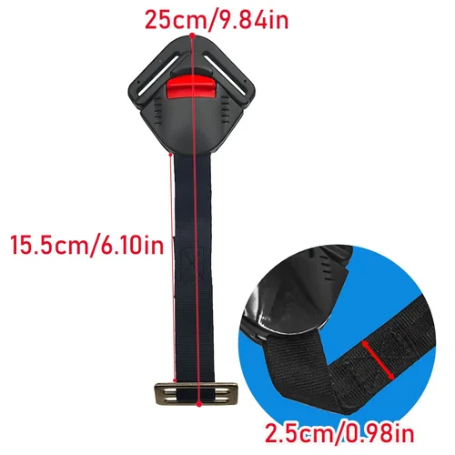 Miniatura 2 de Clip universal para arnés de pecho para asiento de bebé y arnés de pecho para asiento de niño, hebilla de bloqueo universal de repuesto para niños