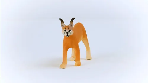Miniatura 6 de Schleich Wild Life - Figura de juguete realista de caracal femenina, juguete de animal auténtico y altamente detallado, duradero para la educación