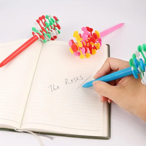 Miniatura 7 de 3 bolígrafos para ansiedad, descompresión, escritura multifunción, bolígrafos multicolor para juguetes de escritorio de oficina, regalos novedosos
