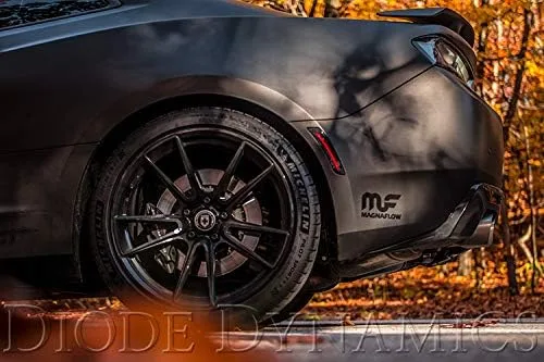 Miniatura 3 de Diode Dynamics Marcadores laterales LED ámbar/rojo compatible con Chevrolet Camaro 2016-2024