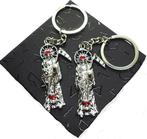 Miniatura 3 de Llavero de la Santa Muerte / Llavero de Santa Muerte (2), plateado
