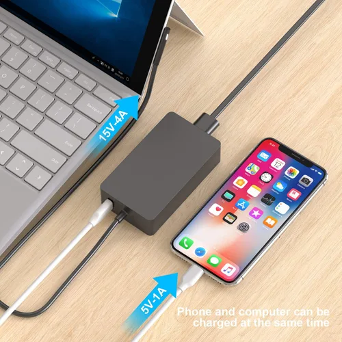 Miniatura 4 de Cargador para libros Surface Pro, 15 V, 4 A, 65 W, fuente de alimentación compatible con Microsoft Surface Book Surface Laptop Surface Pro 9 Pro 8