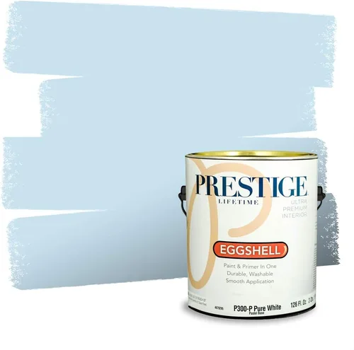 Miniatura 1339 de Pintura Exterior + imprimación PRESTIGE, todo-en-uno, 1 galón, acabado mate, color comparable al Valspar* Royal Gray* VS151-Gris real