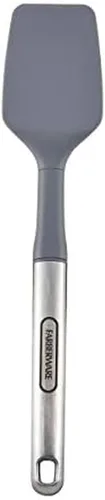 Miniatura 13 de Farberware Cuchara ranurada suave profesional de acero inoxidable, 13.58 pulgadas, gris