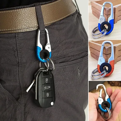 Miniatura 2 de Llavero creativo de acero inoxidable, llavero de acero inoxidable interior de automóvil 2023, llavero de coche para hombre, llavero de coche para 2