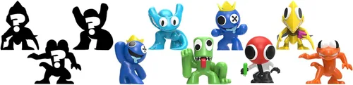Miniatura 4 de Rainbow Friends - Set coleccionista de minifiguras de 10 unidades (10 figuras coleccionables, Serie 2)