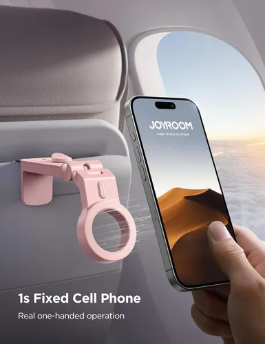 Miniatura 2 de JOYROOM para soporte de teléfono Magsafe para avión, [rotación flexible] soporte de teléfono para avión manos libres, artículos esenciales de viaje