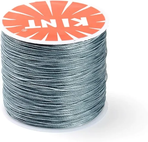 Miniatura 15 de Cordón de poliéster encerado de 119 yardas de 0.020 in, cuentas gruesas y coloridas pulseras de hilo trenzado para macramé para fabricación