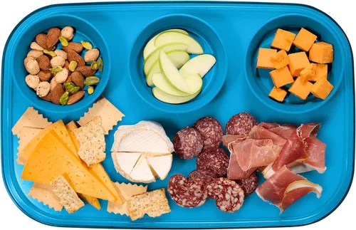 Miniatura 13 de madesmart dipware - Bandeja de 3 tazones, apilables y extraíbles para embutidos, guacomole, aperitivos, verduras, apto para lavavajillas