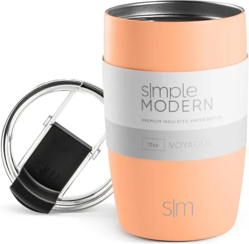 Miniatura 40 de Simple Modern Taza de Café de Viaje Tumbler con Tapa Abatible Reutilizable Aislada de Acero Inoxidable Cold Brew Taza de Café Helado Termo