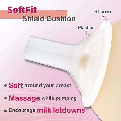 Miniatura 4 de Nenesupply Brida suave de 19mm compatible con piezas de extractor de leche Medela, repuesto de brida de 19mm para accesorios Medela compatibles