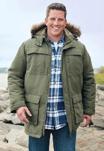 Miniatura 6 de KingSize Abrigo para hombre Big & Tall Arctic Snorkel Parka