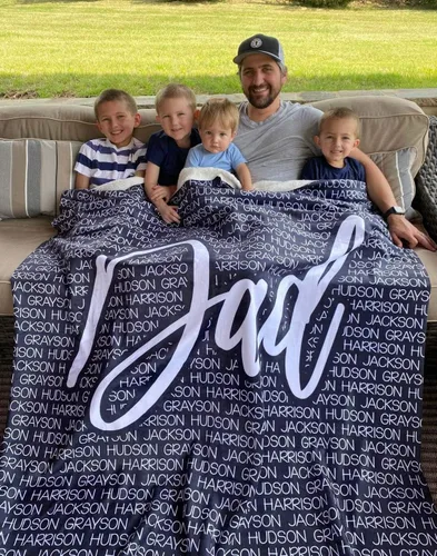 Miniatura 5 de Manta personalizada con nombre para bebés y adultos, manta personalizada con nombre para el día de la madre, el mejor regalo para mamá, papá, Abuela