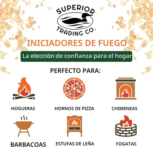 Miniatura 7 de Superior Trading - Cápsulas de arranque de fuego en cubo de plástico, iniciadores de fuego para fogatas, barbacoa, parrilla, hoguera, estufa de leña