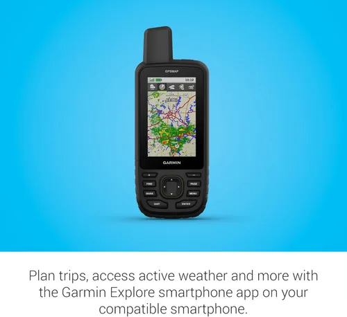 Miniatura 6 de Garmin GPSMAP 67 GPS de mano robusto, GNSS multibanda, mapeo Topo, imágenes satelitales