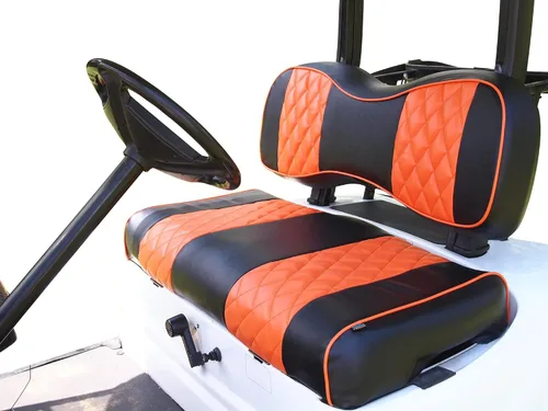 Miniatura 32 de Huskey - Fundas de asiento delantero y trasero para carrito de golf compatibles con modelos Yamaha G29 Drive & Drive 2 2007 en adelante, ajuste Rojo