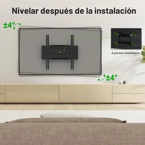 Miniatura 4 de USX MOUNT Soporte de pared para TV de movimiento completo para la mayoría de televisores de 32 a 70 pulgadas de hasta 99 libras, soporte de pared