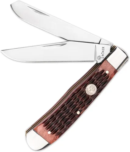 Miniatura 19 de BÖKER Serie Tradicional 2.0 Trapper, Hojas Duales CPM-D2, Junta Deslizante, Fabricado en Solingen, Alemania (Modelos 2024)