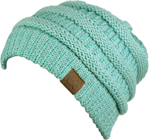 Miniatura 171 de C.C Trendy Warm Chunky Soft Stretch Cable Knit Beanie