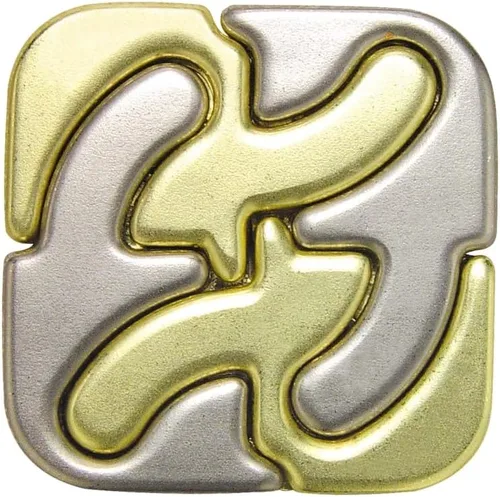 Miniatura 16 de Rompecabezas de metal fundido para el cerebro Equa Hanayama (nivel 6)