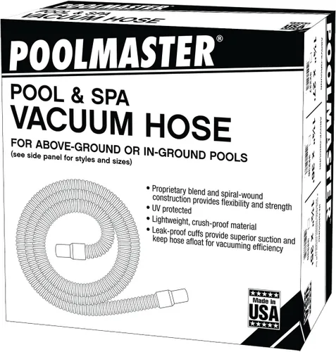 Miniatura 6 de Poolmaster 32227 Manguera de vacío para piscina sobre el suelo, 1-1/4 pulgadas x 27 pies, neutra
