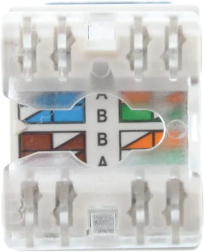 Miniatura 4 de Legrand - Conector Keystone OnQ RJ45, conector Keystone para Cat 5e, funciona con placas de pared multimedia para garantizar una terminación segura