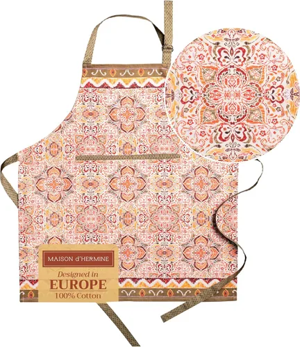 Miniatura 140 de Maison d' Hermine Delantal 100% de algodón para mujeres con bolsillo de cocina delantal de chef para hombres para cocinar primavera verano 001