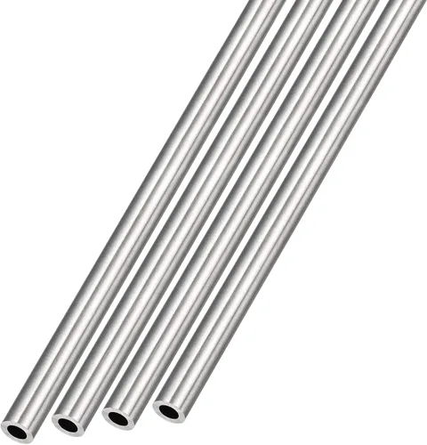 Miniatura 15 de METALLIXITY Tubo de acero inoxidable 304 (0.039 in de diámetro exterior x 0.008 in de pared T x 9.843 in de largo), 4 piezas, tubo recto