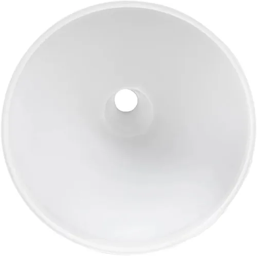 Miniatura 4 de Soro Essentials - Embudo de plástico de 8 onzas de ancho de 4 pulgadas de ancho, color blanco- Embudo de cocina para llenar botellas, frascos