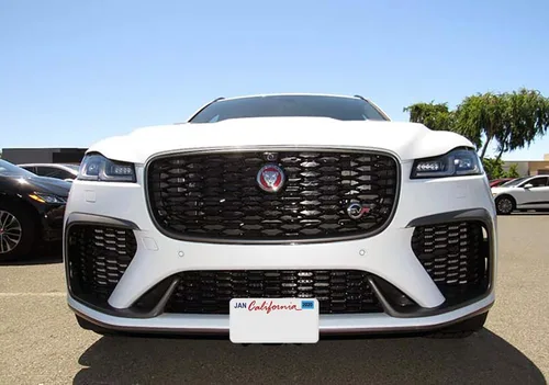 Miniatura 3 de STO N SHO Soporte de placa frontal compatible con Jaguar F-Pace SVR 2021-2025 (SNS286)