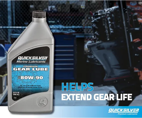 Miniatura 4 de Quicksilver de Mercury Marine Lubricante para marchas premium 80W-90, para motor marino, 32 onzas.