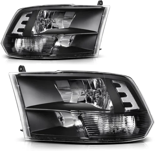 Miniatura 9 de DWVO: Juego de faros delanteros LED DRL Switchback compatible con Dodge Ram 1500 modelo 2009 a 2018/Dodge Ram 2500 3500 modelo 10 a 18/Ram 1500