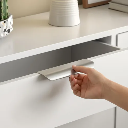 Miniatura 13 de Goldenwarm Paquete de 6 manijas de gabinete de cocina de 3 pulgadas, tiradores negros para armarios, tiradores de borde, accesorios de cocina negros