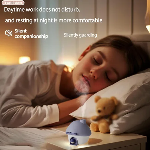 Miniatura 4 de Mini humidificador portátil, humidificador pequeño de niebla fría de 10.1 fl oz, humidificadores personales de escritorio para dormitorio de bebé