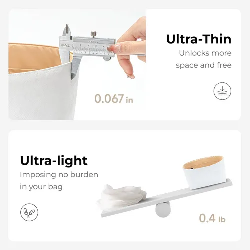 Miniatura 5 de Organizador de bolso para bolso Chien Gris, ajuste personalizado en el interior de alta calidad, accesorios ligeros resistentes al agua