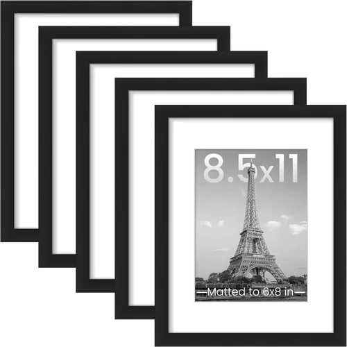 Miniatura 52 de upsimples - Portarretratos de 11 x 14 para galería de fotografías. Marcos para fotos de 8 x 10 pulgadas con paspartú o de 11 x 14 pulgadas sin Dorado