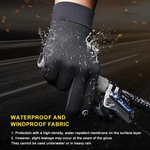 Miniatura 4 de Guantes de invierno para hombres y mujeres, pantalla táctil térmica, resistentes al agua, resistentes al viento, para correr, ciclismo, conducción