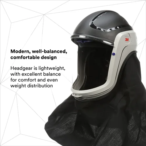 Miniatura 4 de 3M PAPR, Casco Respiratorio Versaflo M-407, Para Respiradores Purificadores de Aire Motorizados, Visera de Policarbonato Recubierto Premium