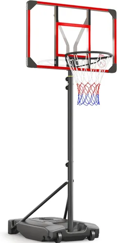 Miniatura 7 de Yohood Kids Basketball Hoop Outdoor 4.82-8.53ft Adjustable, Portable Basketball Hoops & Goals for Kids/Teenagers/Youth in Backyard/Driveway/Indoor
