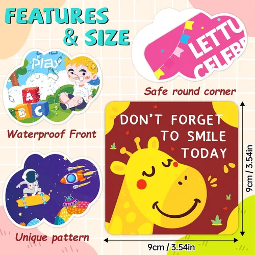 Miniatura 3 de zheyistep 160 notas motivacionales para el almuerzo para niños, lindas tarjetas inspiradoras para niños, niñas, adolescentes de mamá, divertidas