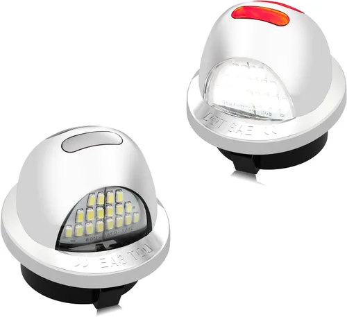 Miniatura 9 de Lámpara LED para placa de matrícula, compatible con Ford F150, F250, F350, Super Duty Ranger Explorer, Bronco Excursion, Expedition, de 6500 K